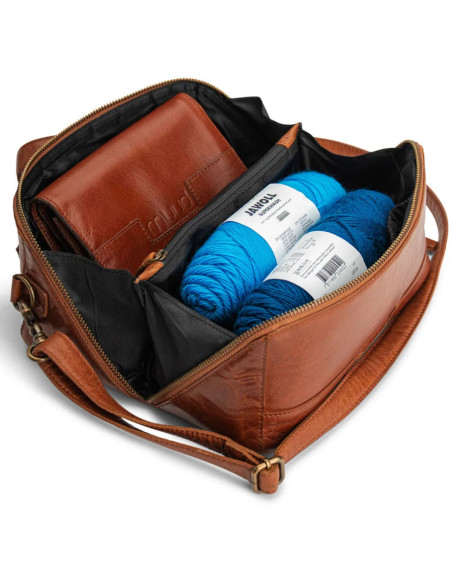 Borsa a tracolla Muud Cleo - Marrone Ricco