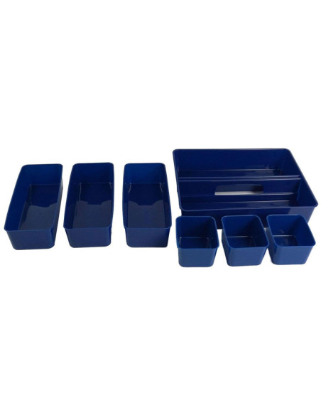 Scatola di stoccaggio MAXI con 7 organizer su due livelli Restyle