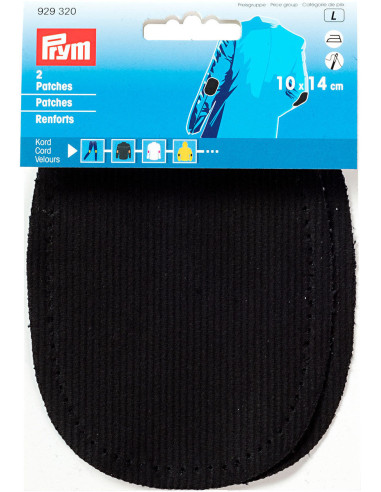 Coppia gomiti e ginocchia - Velluto Nero