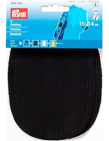 Coppia gomiti e ginocchia - Velluto Nero