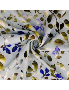 Tessuto viscosa - Kelston blu