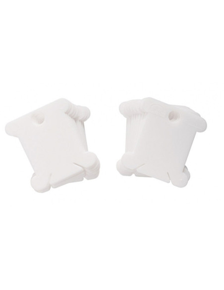 Set di 28 carte in plastica per fili da ricamo DMC