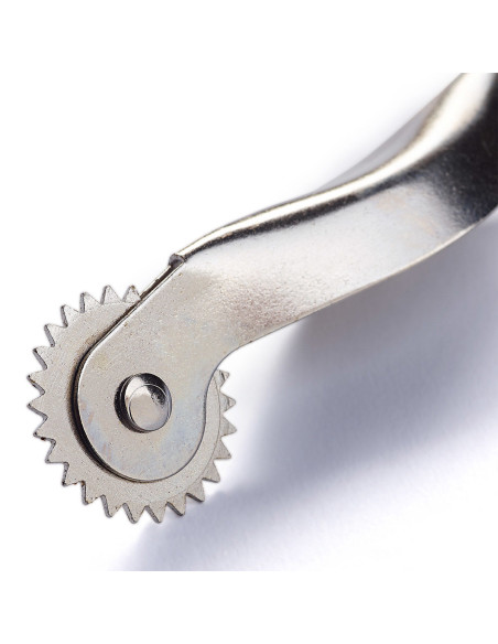 Rotelle per marcare in legno dentellato