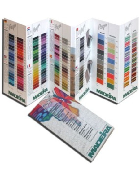 Carta colori madeira rayon