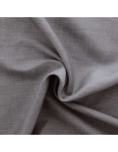 Tessuto lino viscosa - Grigio