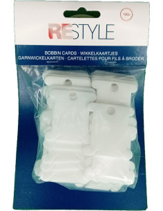 Set di 100 carte in plastica per fili da ricamo Restyle 2