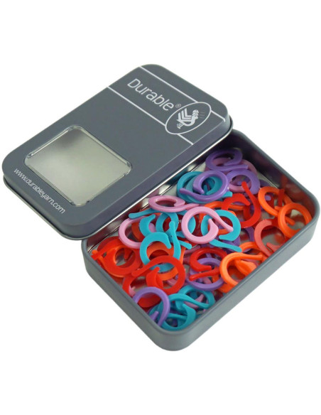 Scatola di 50 anelli marcatori di maglia aperti 19 mm Durable