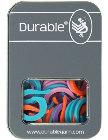 Scatola di 50 anelli marcatori di maglia aperti 24 mm Durable