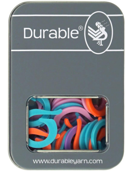 Scatola di 50 anelli marcatori di maglia aperti 24 mm Durable