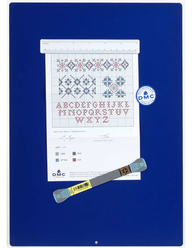 Lavagna magnetica con supporto retrattile 28 x 38 cm DMC