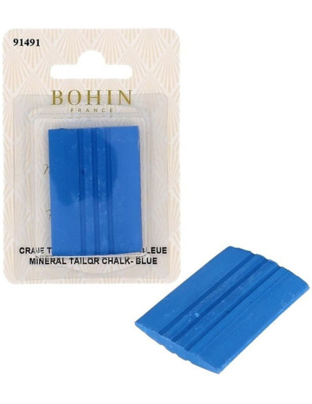 Gesso sarto rettangolare minerale blu Bohin