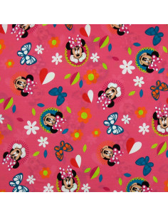 Tessuto jersey Minnie - Farfalla e cuore 2
