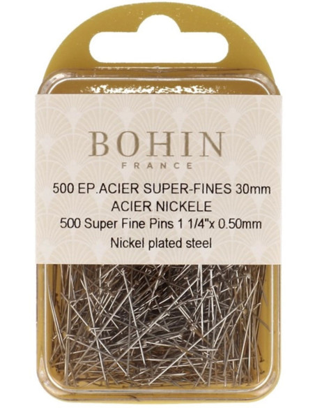 Scatola di 500 spilli super-fini Bohin