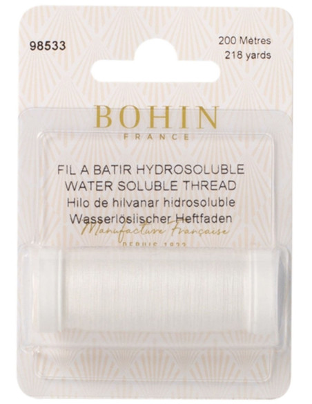 Filo da imbastire idrosolubile Bohin