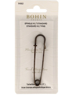 Spilla per kilt 76 mm - Bronzo antico Bohin