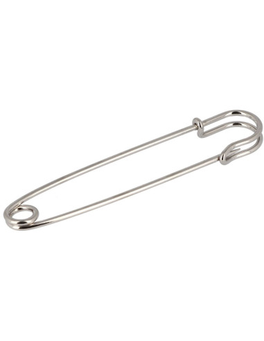 Spilla kilt gigante 100 mm - Argento Bohin