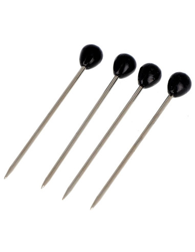 Scatola di 100 spilli da tappezziere forma rotonda nera Bohin