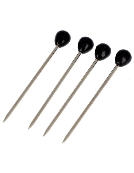 Scatola di 100 spilli da tappezziere forma rotonda nera Bohin