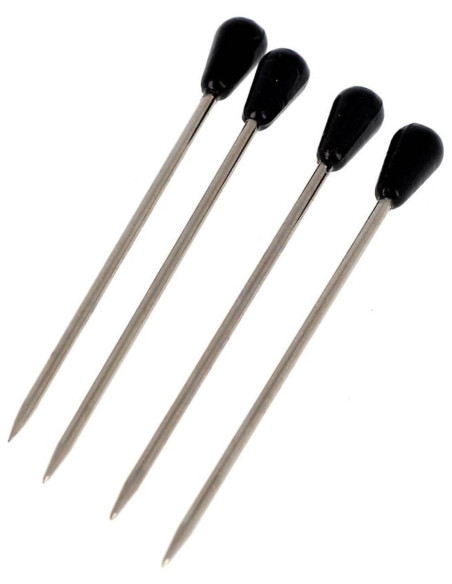 Scatola di 100 puntine da tappezziere a forma di pera nera Bohin