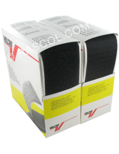 VELCRO® Brand adesivo nero 50 mm di larghezza scatola da 5 metri