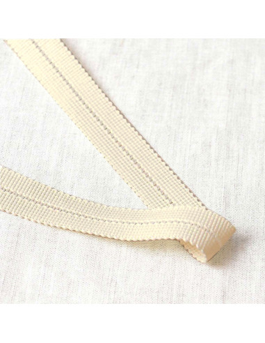 Treccia pre-piegata - Ecru