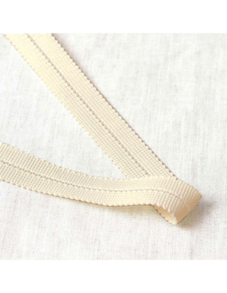 Treccia pre-piegata - Ecru