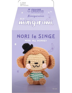 Kit uncinetto minigurumi - Nori la scimmia