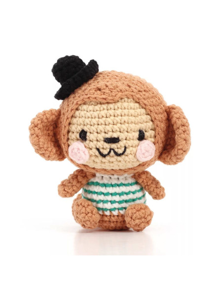 Kit uncinetto minigurumi - Nori la scimmia