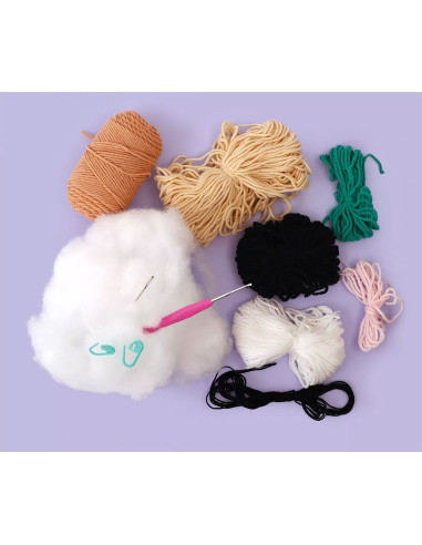 Kit uncinetto minigurumi - Nori la scimmia