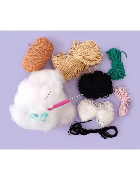 Kit uncinetto minigurumi - Nori la scimmia
