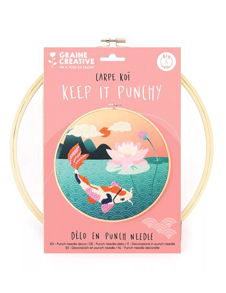 Kit punch needle - Carpa Koi
