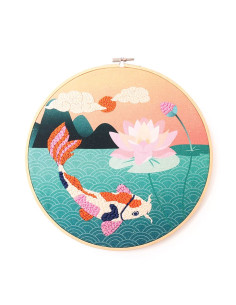 Kit punch needle - Carpa Koi 2