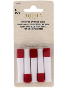 Set di 5 ricariche per matita colla temporanea Bohin