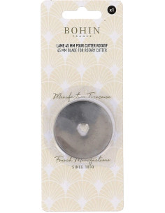 1 lama di ricambio per taglierina rotante Bohin - 45 mm