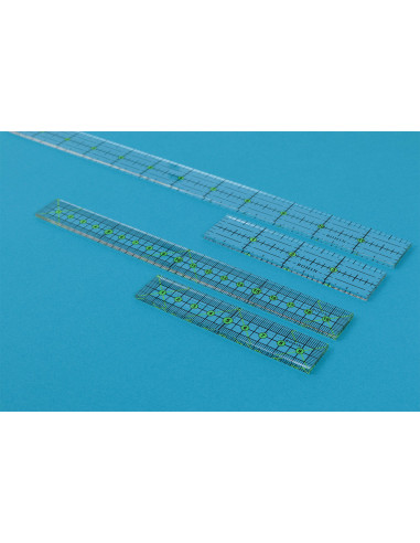 Mini righello per patchwork e cucito Bohin 1 x 12 pollici
