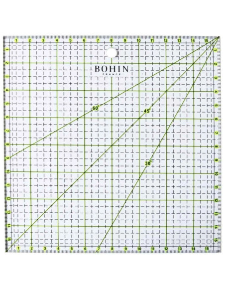 Righello patchwork Bohin 16 x 16 cm