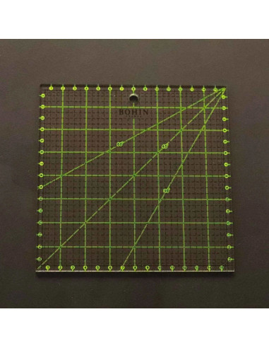 Righello patchwork Bohin 16 x 16 cm