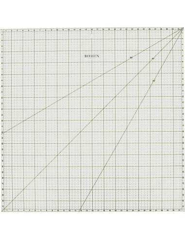 Righello patchwork quadrato Bohin 32 x 32 cm