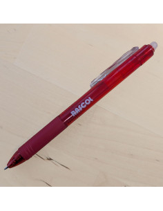 Penna cancellabile a caldo premium Rascol - Rosso