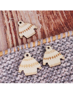 Set di 10 marcatori a maglia - Woolly Jumper