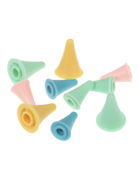 Set di 10 tappi fermapunti per ferri da maglia