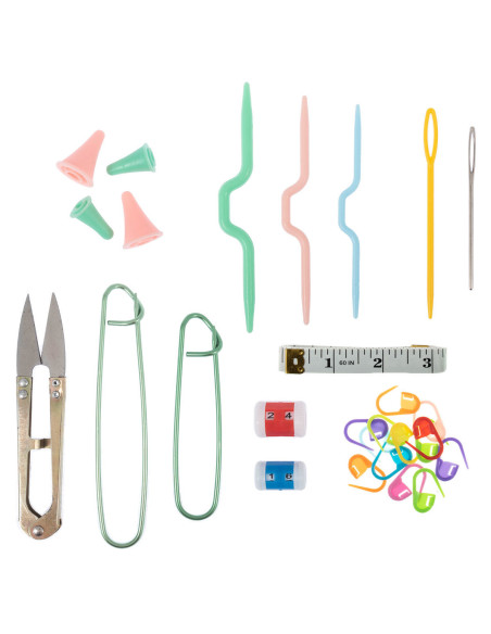 Set di accessori per il lavoro a maglia