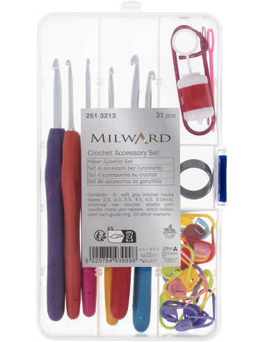 Set di 6 ganci e accessori