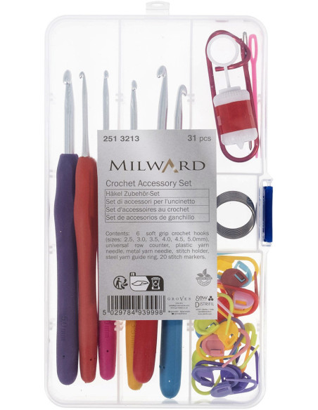 Set di 6 ganci e accessori
