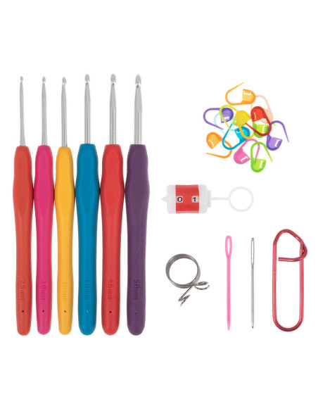Set di 6 ganci e accessori