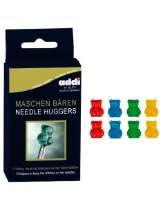 Set di 8 tappi fermapunti per ferri da maglia addi