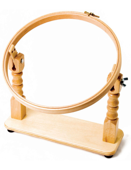 Telaio da ricamo 25 cm con base da tavolo