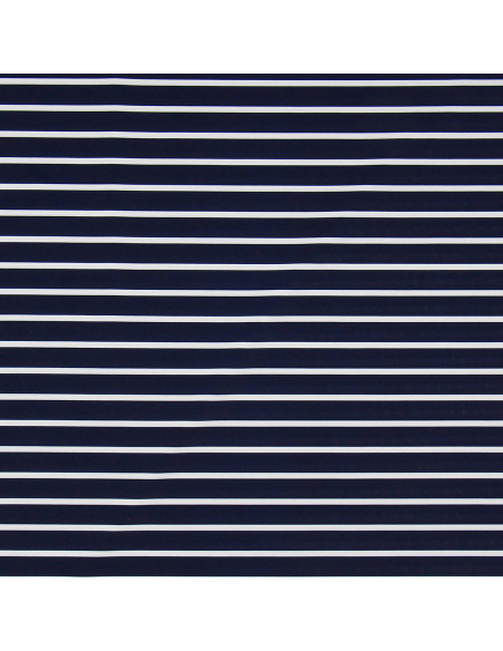Tessuto lycra costume da bagno - Marinière blu e bianco