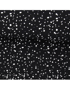 Tessuto lycra costume da bagno - Maculato nero e bianco