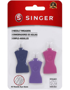 Set di 3 infila-aghi manichino Singer